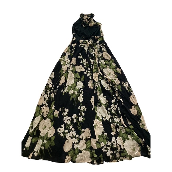 Reformation Dresses & Skirts - Reformation Black and Cream Floral Maxi Dress